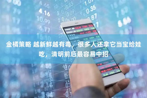 金橘策略 越新鲜越有毒，很多人还拿它当宝给娃吃，清明前后最容易中招